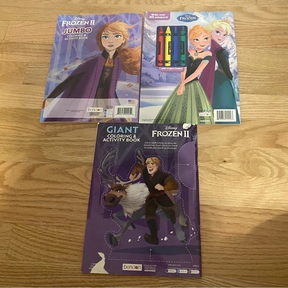 Disney Frozen Coloring & Activity Book Bundle Elsa Anna NEW